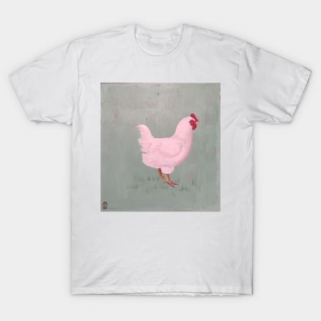 The White Rooster Struts T-Shirt by Matt Starr Fine Art